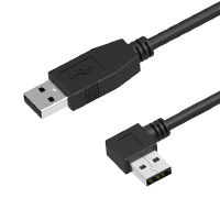 USB 2.0 A to Right Angle A