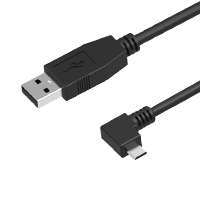 USB 2.0 A to Right Angle Micro B